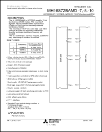 MH16S72BAMD-10 Datasheet