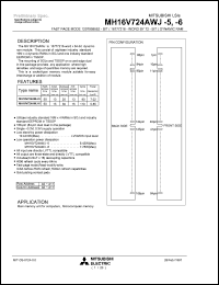 MH16V724AWJ-6 Datasheet