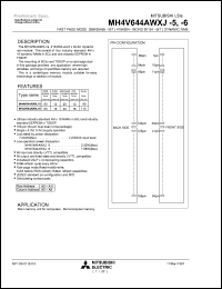 MH4S644AWXJ-5 Datasheet