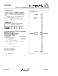 MH4S64AWXJ-6 Datasheet