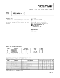 ML976H10 Datasheet