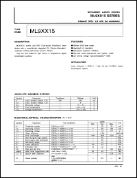ML9XX15 Datasheet