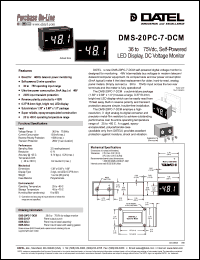DMS-20PC-7-DCM Datasheet
