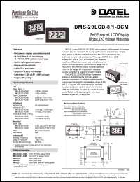 DMS-20LCD-0-DCM Datasheet