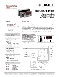 DMS-EB-TCK Datasheet