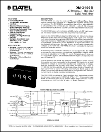 DM-3100B-1 Datasheet