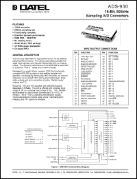 ADS-930MM Datasheet