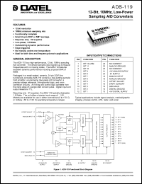 ADS-119MC Datasheet