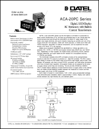 ACA-20PC-2-DC3-GS Datasheet