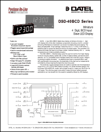 DMS-40BCD-RS Datasheet