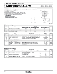 MDR250A30-L-M Datasheet