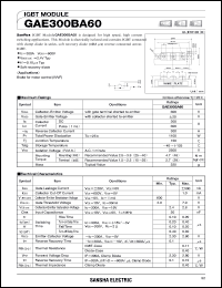 GAE300BA60 Datasheet