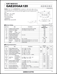 GAE200AA120 Datasheet