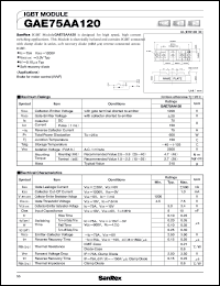 GAE75AA120 Datasheet