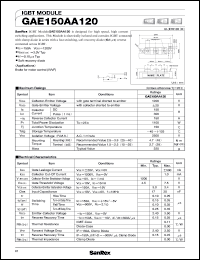 GAE150AA120 Datasheet