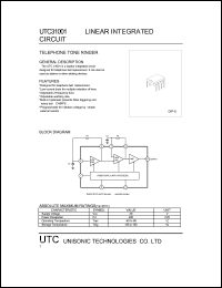 UTC31001 Datasheet