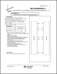 MH16S64BAMD-6 Datasheet