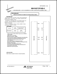 MH16S72PHB-6 Datasheet