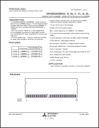 MH8S64DBKG-7 Datasheet
