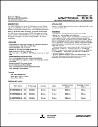 M5M5T5636UG-22 Datasheet