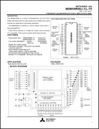 M5M54R08J-12 Datasheet