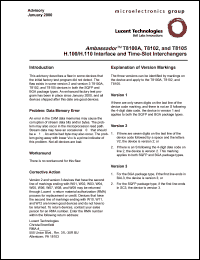 T8100A-SC-DB Datasheet