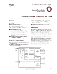 T8502-GL2-DT Datasheet