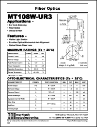 MT108W-UR3 Datasheet