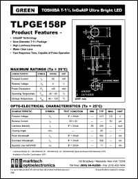 TLPGE158P Datasheet