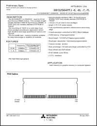 MH32DS64PFJ-6 Datasheet