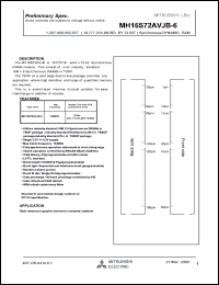 MH16S72AVJB-6 Datasheet