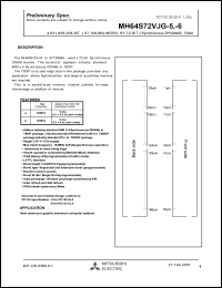 MH64S72VJG-5 Datasheet