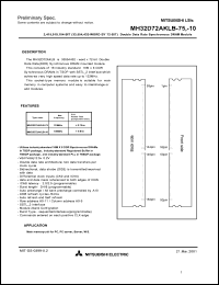 MH32D72AKLB-10 Datasheet