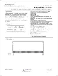 MH32D64AKQJ-10 Datasheet