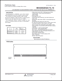 MH32D64KQH-75 Datasheet