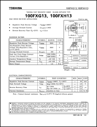 100FXG13 Datasheet