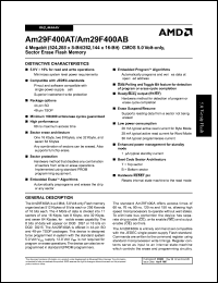 AM29F400AT-65FCB Datasheet