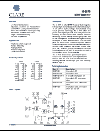 M-8870-01SMTR Datasheet