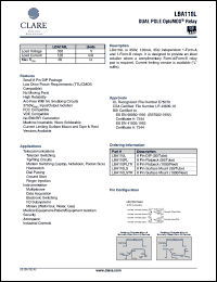 LBA110PLTR Datasheet