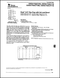 CD74AC112E Datasheet