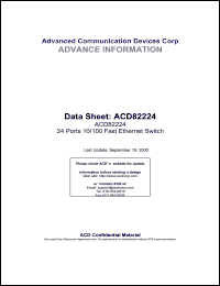 ACD82224 Datasheet