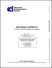 ACD82112 Datasheet