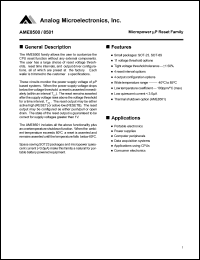 AME8501BEETDF40 Datasheet