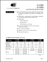 CL7256EQC160-15 Datasheet