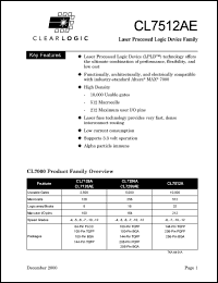 CL7512ABC256-10 Datasheet