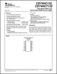 CD54HCT132F Datasheet