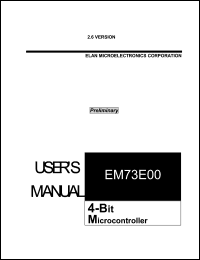 EM73E00 Datasheet