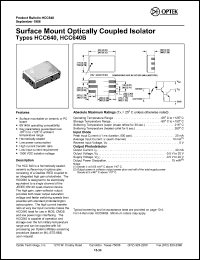 HCC640 Datasheet