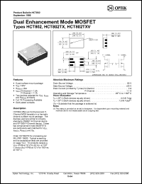 HCT802TXV Datasheet