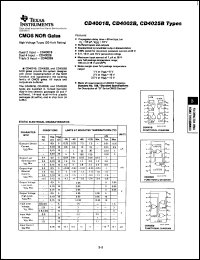 CD4002BF Datasheet